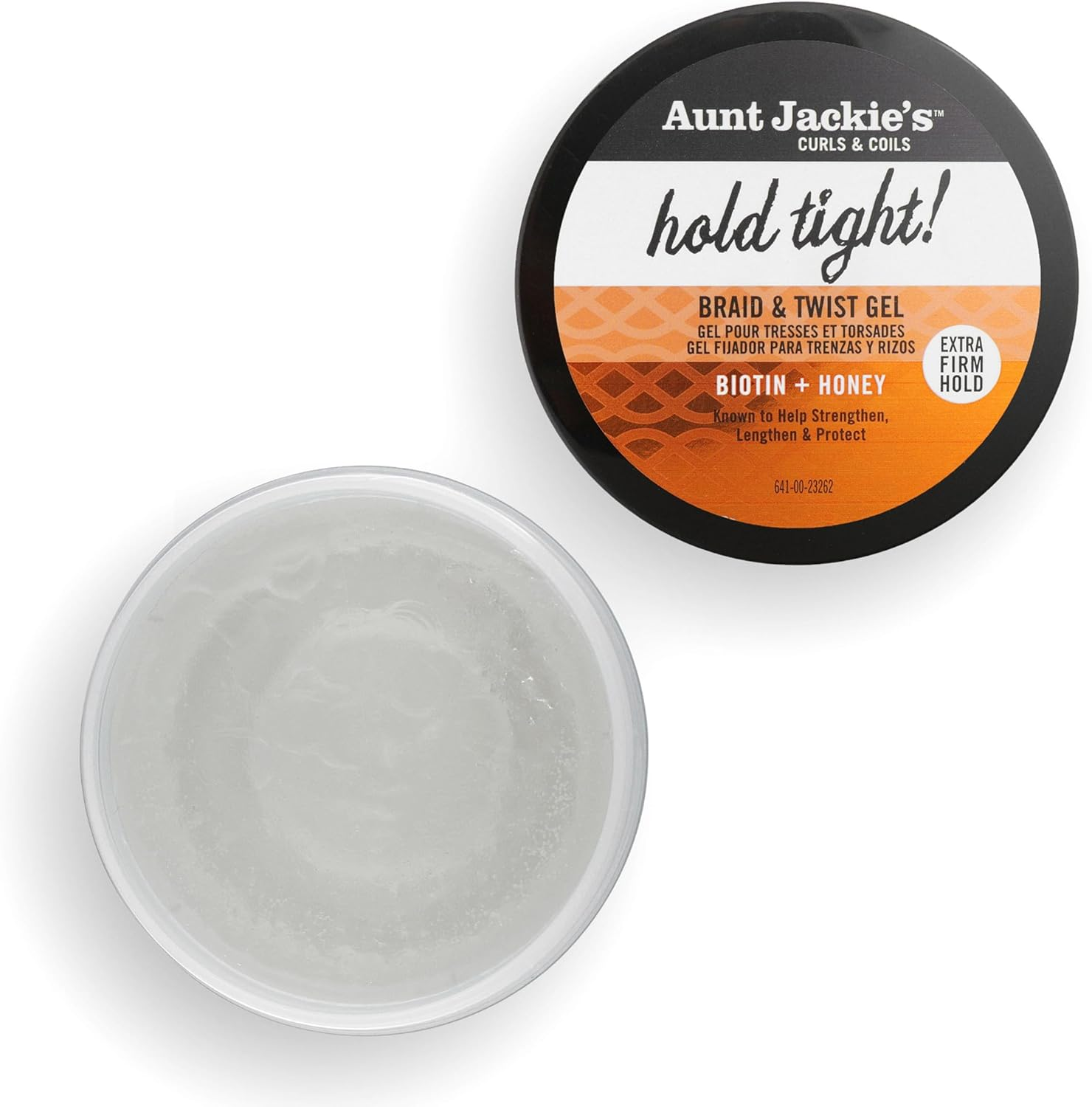 Aunt Jackie'S Hold Tight Braid & Twist Gel with Biotin and Honey, Extra Firm Hold, 213G image number 6