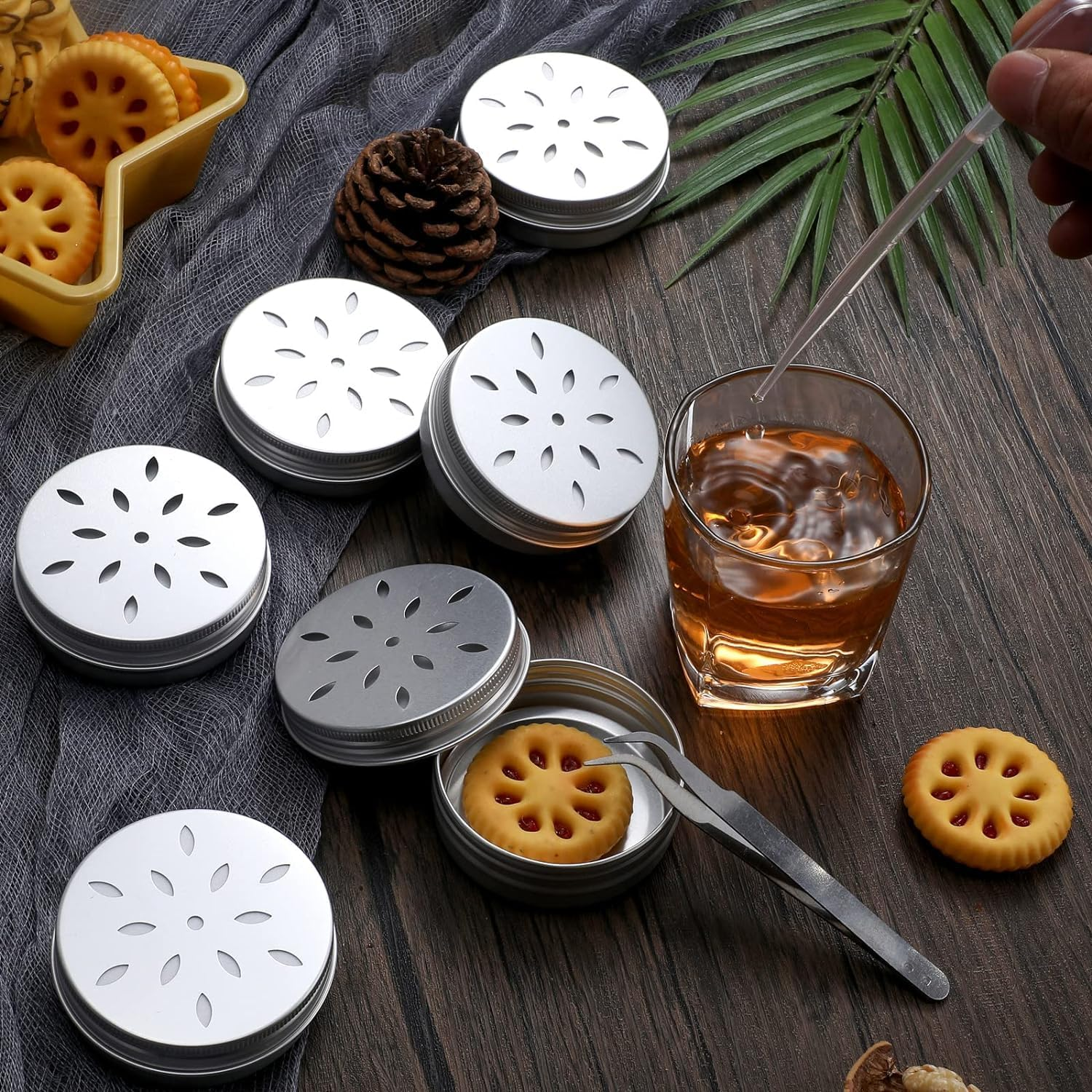 Dog Scent Work Tins Dog Scent Training Kit, 9 Pcs Police Dog Nose Work Containers, Dog Training Dog Nose Work Containers Metal Tins, Dog Scent Work Tins Dog Training Containers,Dog Scent Training Box image number 6