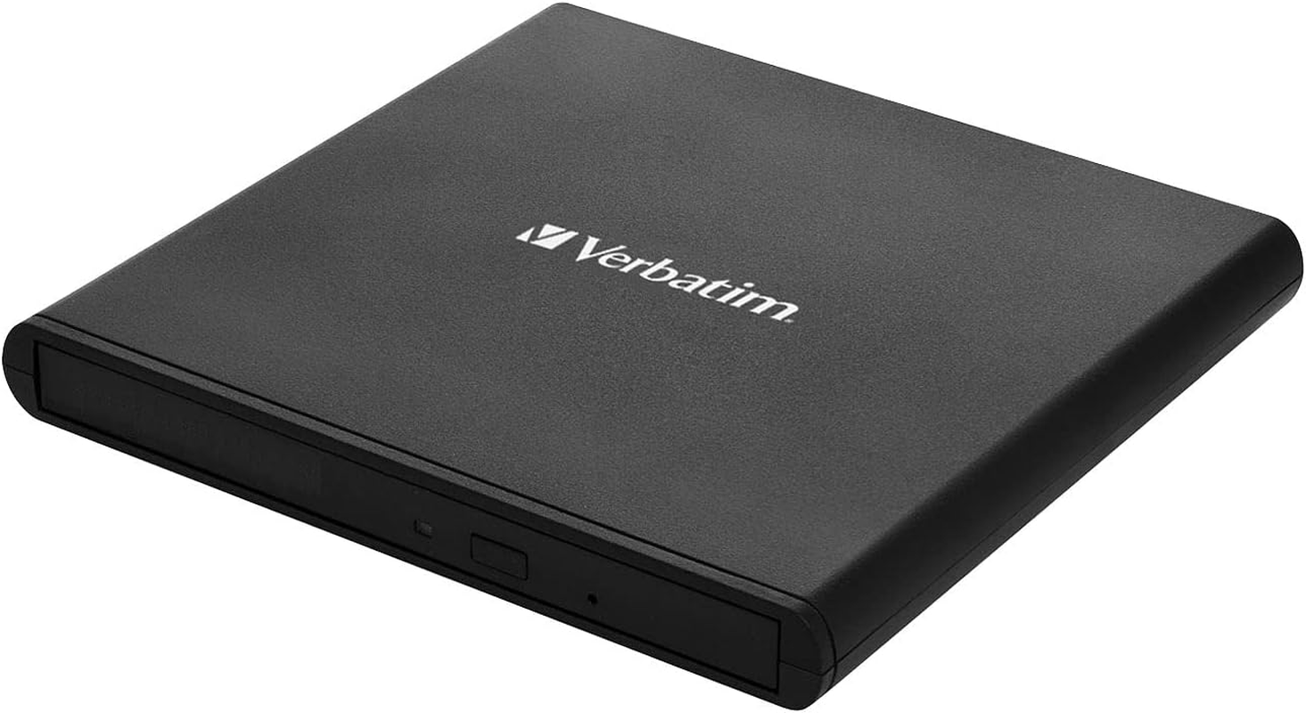VERBATIM Ext. Slimline USB 2.0 CD-DVD Writer Light Black image number 1