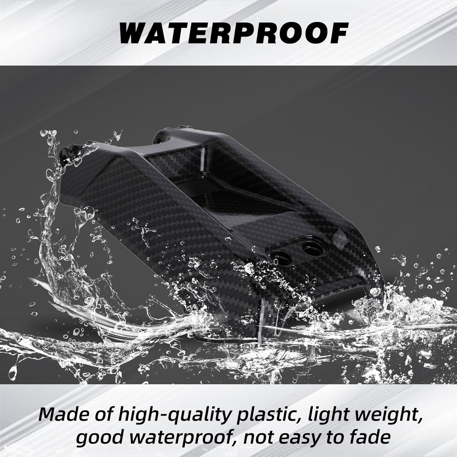 JFG RACING Sur Ron Battery Cover Carbon Fiber Pattern for Surron Light Bee X/S Electric Dirt Bike image number 5