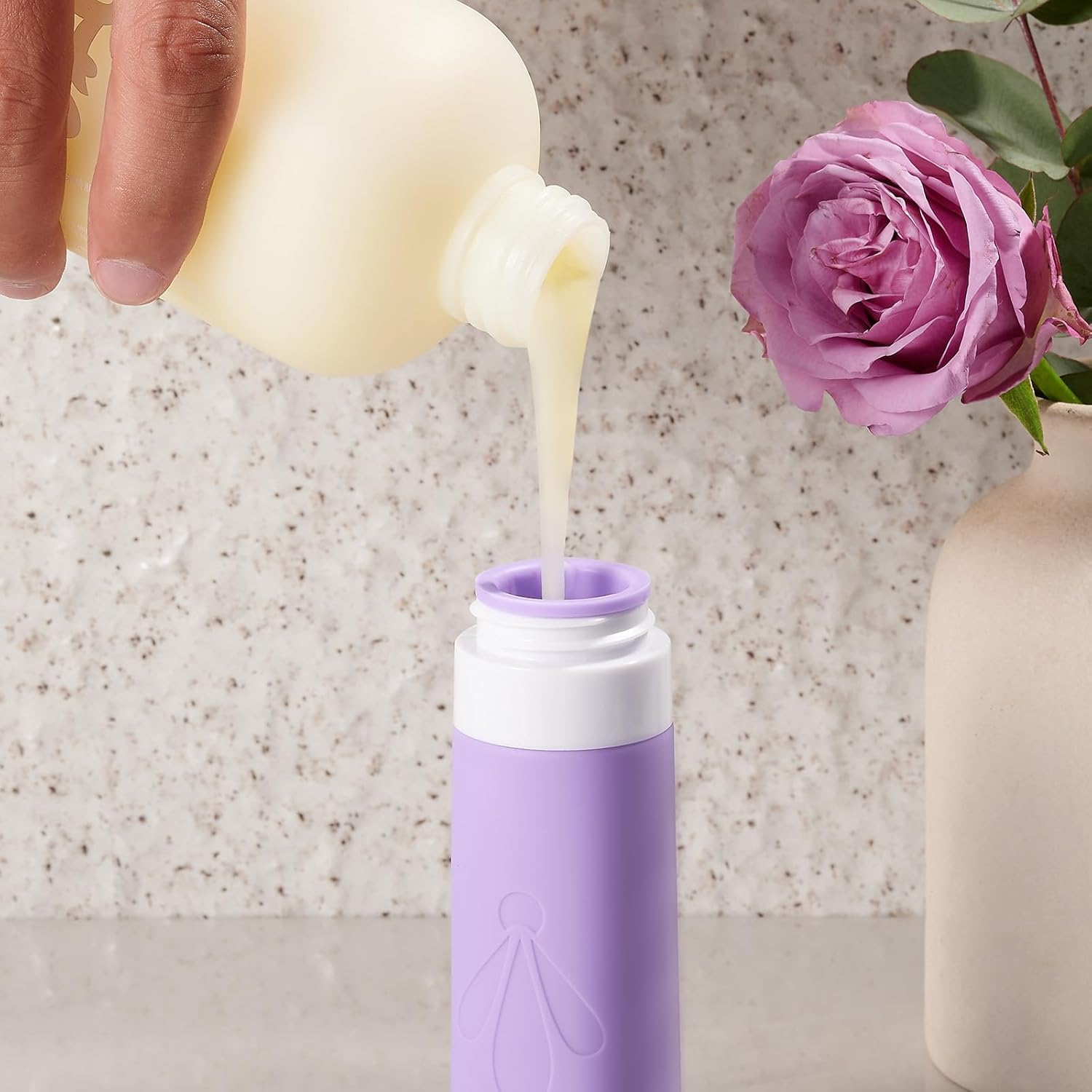 INSFIT 17 Pack Travel Bottles for Toiletries, TSA Approved 90Ml Travel Size Containers, BPA Free Leak Proof Squeezable Silicone Tubes for Shampoo Conditioner Lotion Soap with Labels image number 6