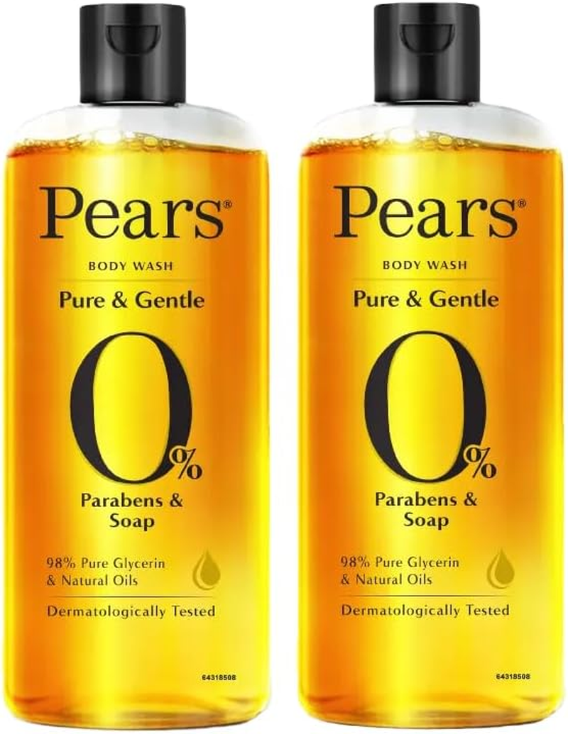 Pears Pure & Gentle Body Wash with 10X More Moisturiser* 250Ml (Pack of 2) image number 2