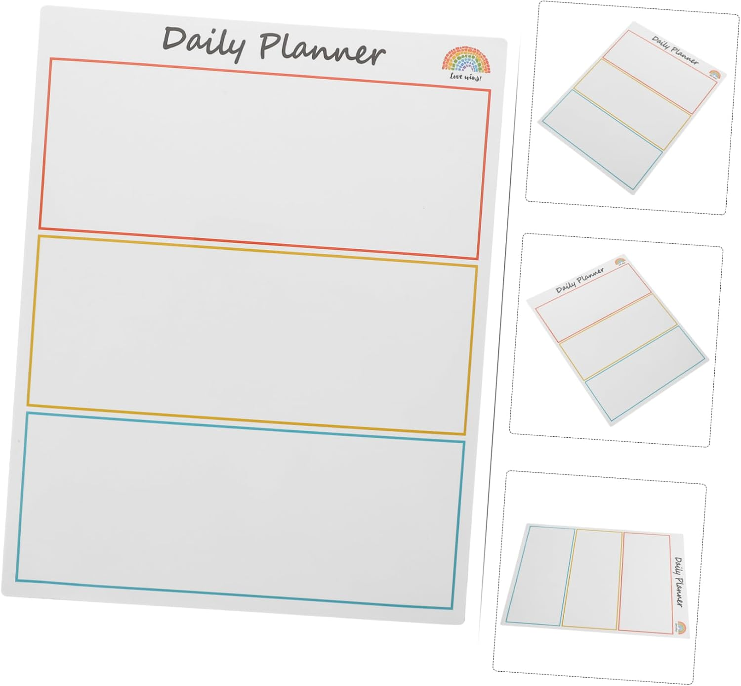 CIYODO Message Board Refrigerator Magnets Stickers Calendar Refrigerator Reminder Kitchen Writing Board Sticker Reminder Memo Writing Board Rewritable Fridge Magnet White Shopping Resin image number 6