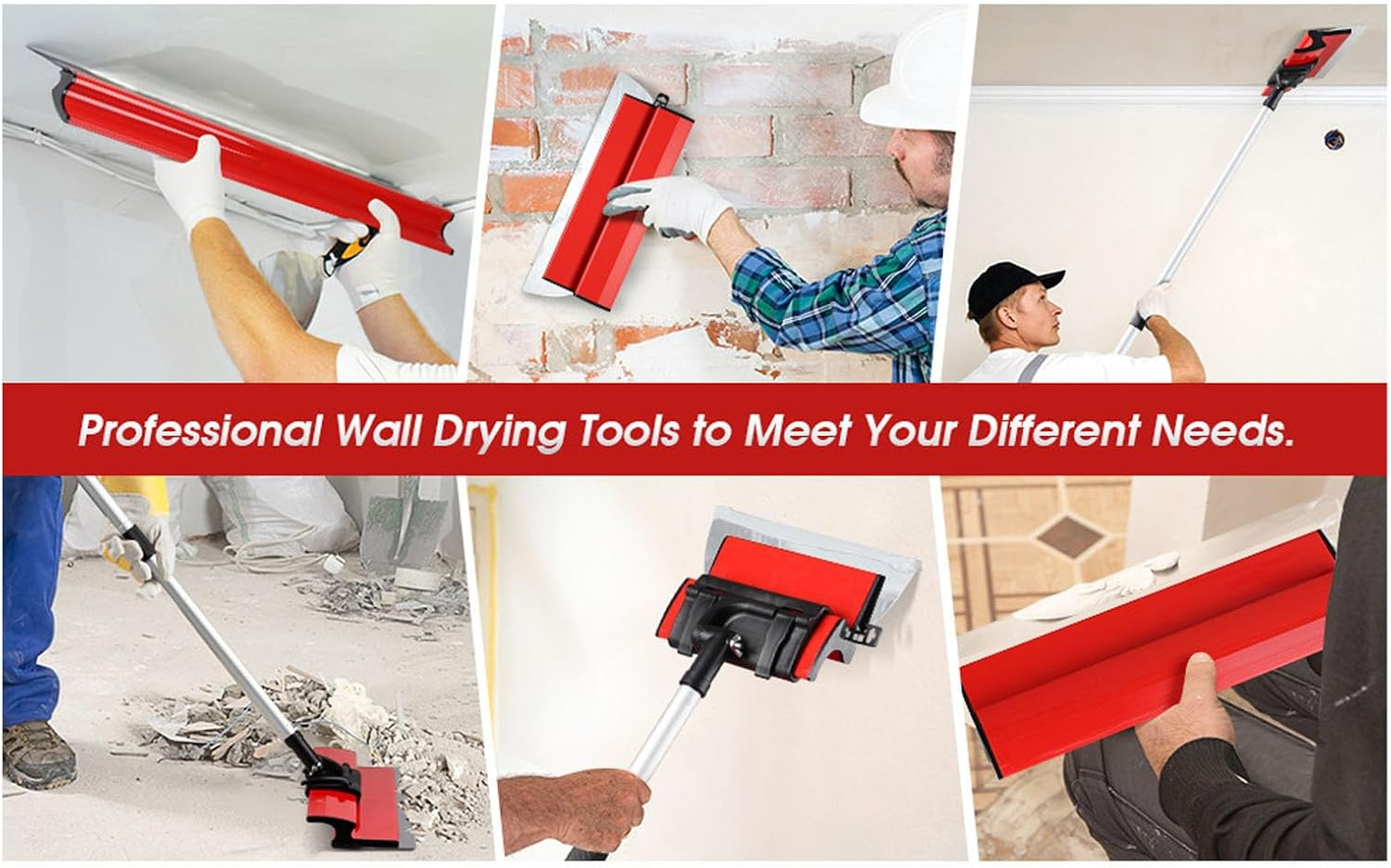 Bewinner 600Mm Stainless Steel Skimming Blade with ABS Comfort Handle Design, Smoothing Knockdown Drywall Plastering Tools, Universal Filler Knife for Home Decoration image number 3