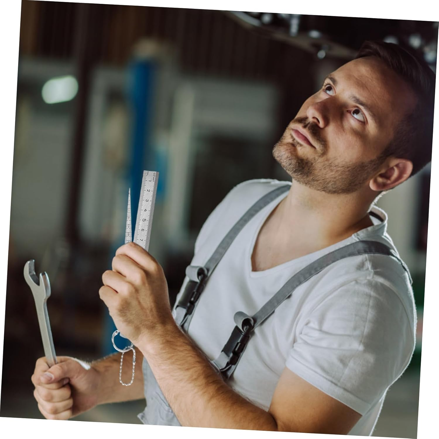 ZUNOXAZ Stainless Steel Gauge for Automotive Use Precision Gauge Tapered Measuring Tool for Car Gaps and Lightweight Design for Easy Portability image number 3