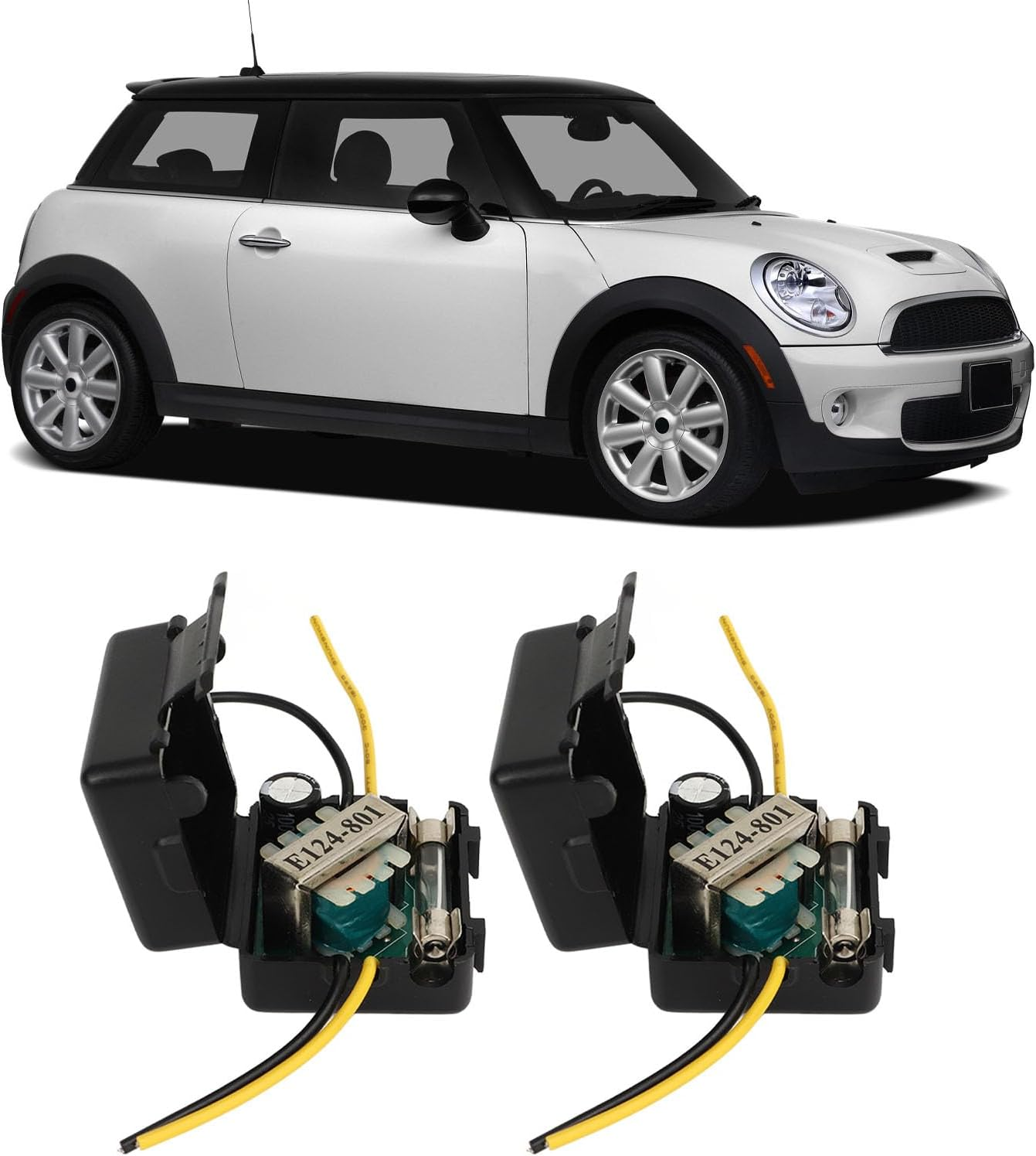 Zerodis 2Pcs Car Power Filter, 12V Car Stereo Audio Filter Noise Isolation Reducer Interference Proof Noises Reduction Reliable Stereo Power Supply Filter for Equalizers Amplifiers image number 6