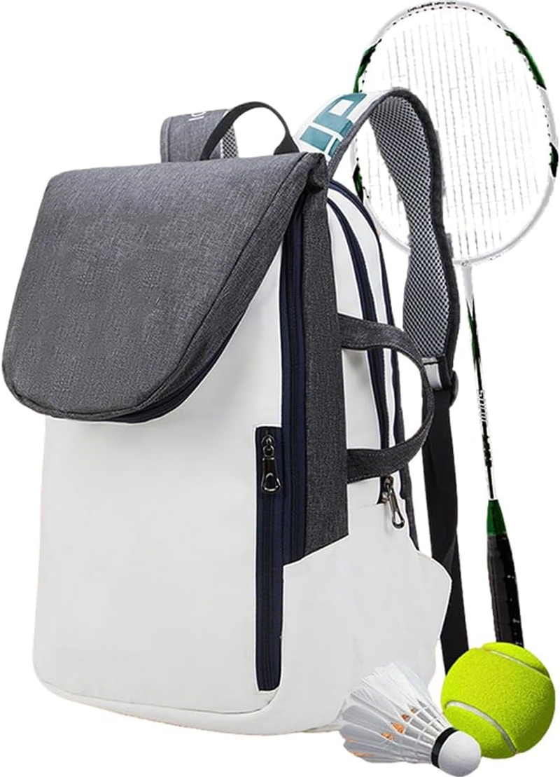 MTSDM Tennis Racket Backpack, Tennis Backpack, Tennis Bag Backpacks, White Badminton Sports Bags, Tennis Bag Holds 2 Rackets, Professional Tennis Bags image number 5
