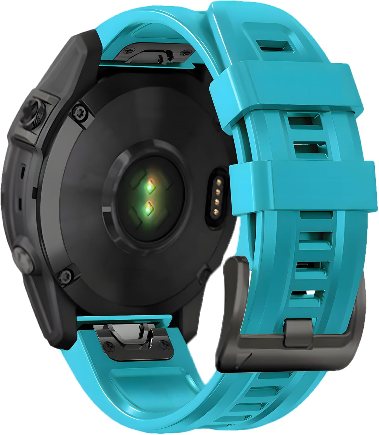 Quickfit 22Mm Watch Band for Garmin Fenix 5/6/7 Forerunner 935 745 965 955, Soft Silicone Replacement Sport Strap for Garmin Descent G1 Quatix 5/6/7 47Mm