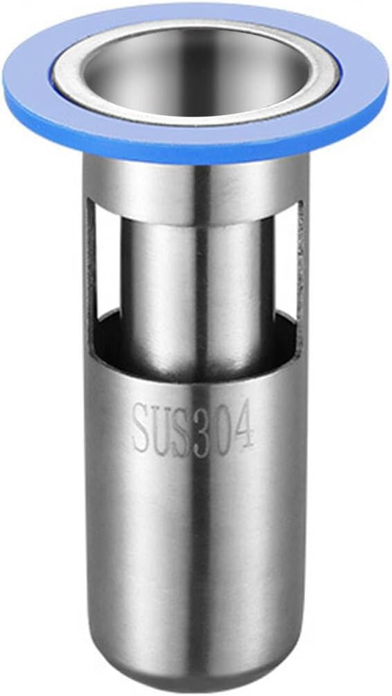 Qruilantu Odor Proof Floor Drain，Shower Floor Drain Backflow Preventer，304Stainless Steel Drain Filter，Prevent Backflow, Prevent Anti-Odor Dispersion in Bathroom and Kitchen(Depth 3.3'') image number 4