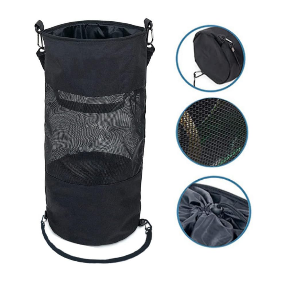 2 Packs Boat Trash Bag, Portable Boat Trash Bag, Collapsible Mesh Trash Can,For Your Pontoon Boat and Camping Car Trash Holder image number 2