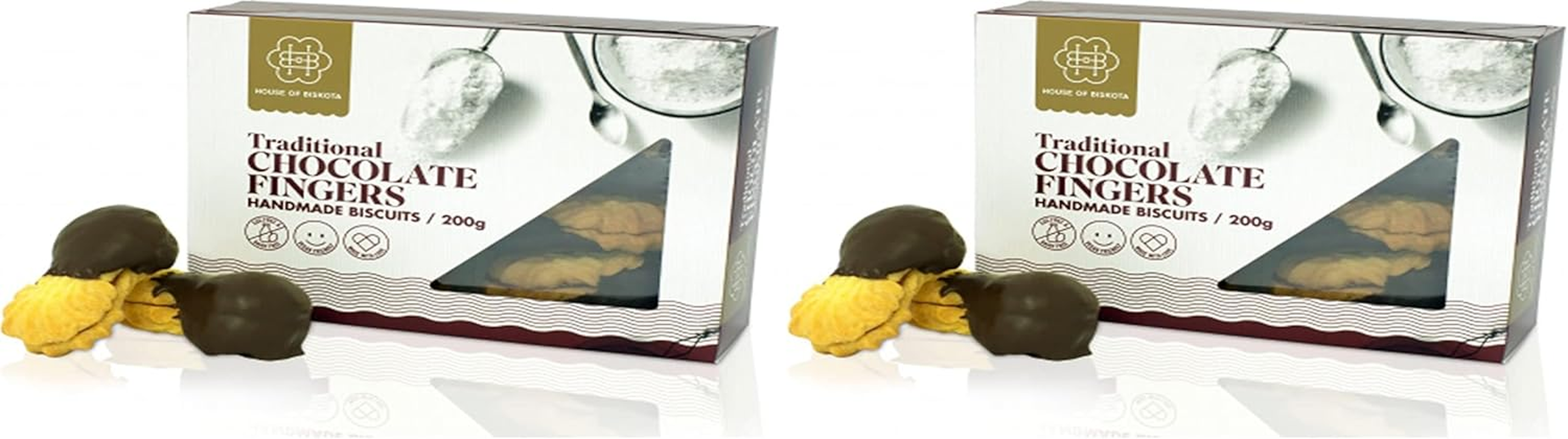 House of Biskota Traditional Chocolate Fingers Biscuits 200 G