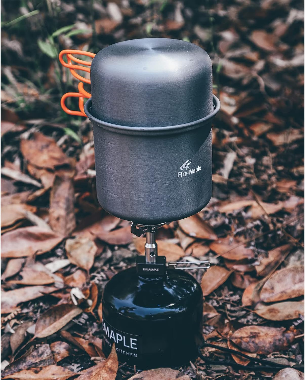 Fire-Maple Camping Pot Bowl Foldable Backpacking Cooking Set Pots for 1 Person 195G FMC-207 Ultralight Outdoor Single Cookware image number 1