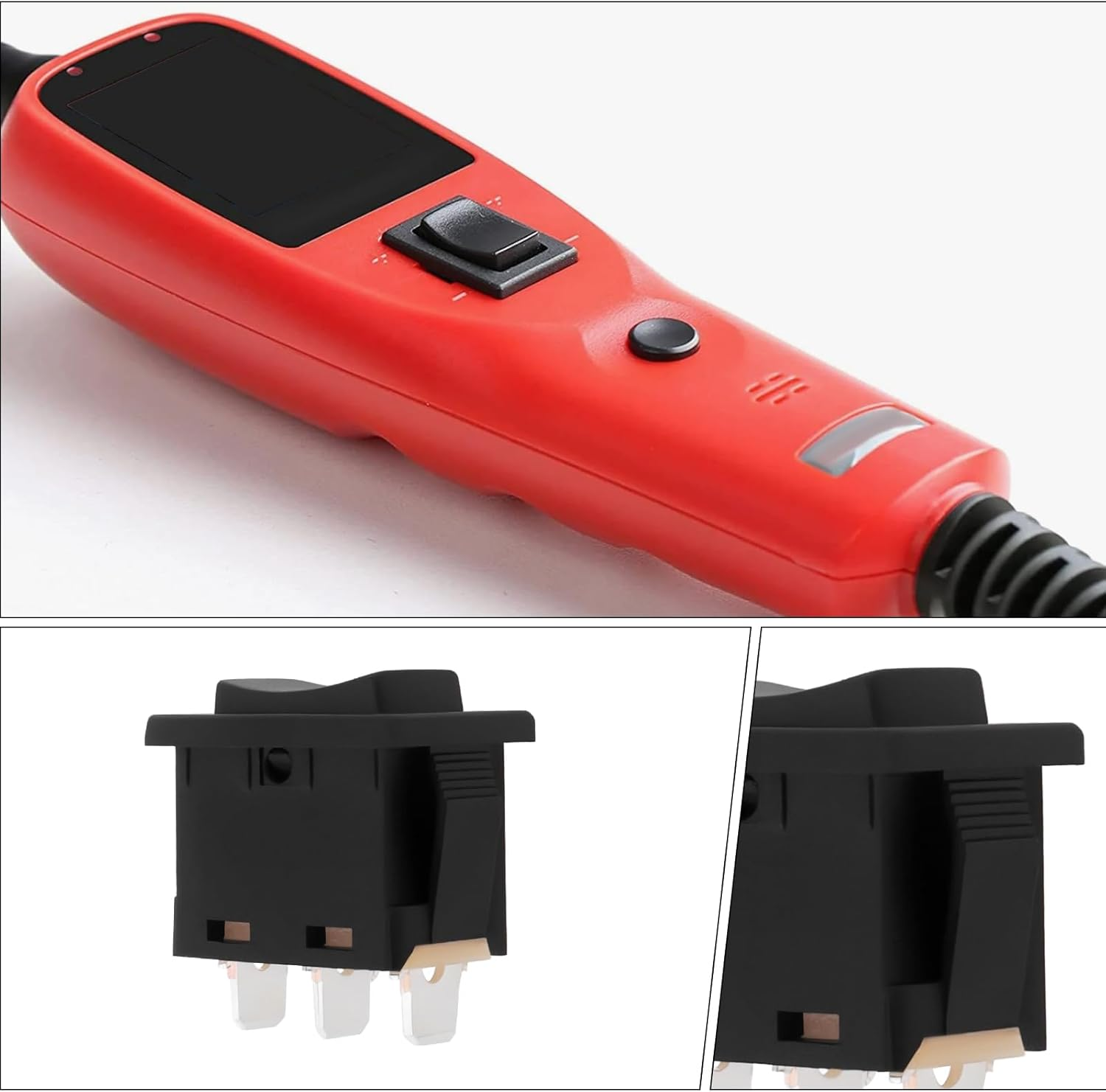 Emsea 2Pcs Rocker Switches Replacement 6A 250VAC / 10A 125VAC Switch Part PPTK0021 Compatible with Power Probe PP3 PP3S PP3Z PP4 image number 6