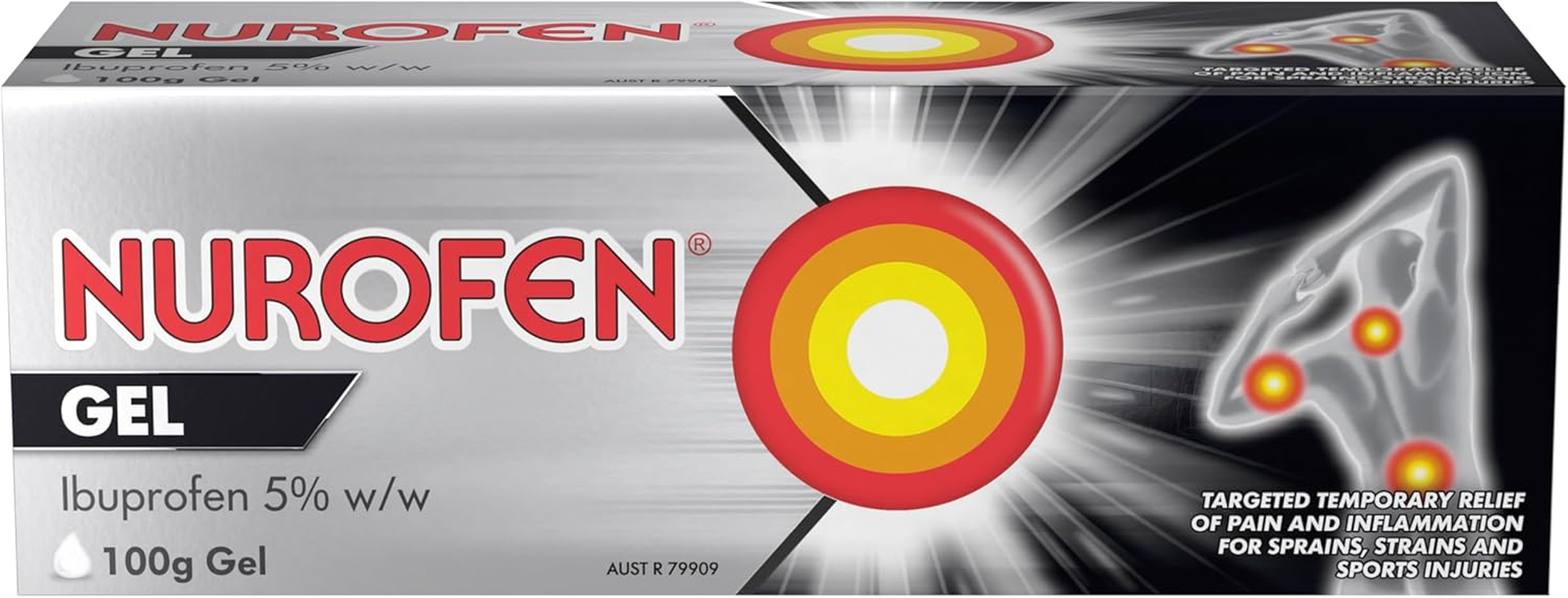 Nurofen Gel Topical Pain Relief, 100G image number 1
