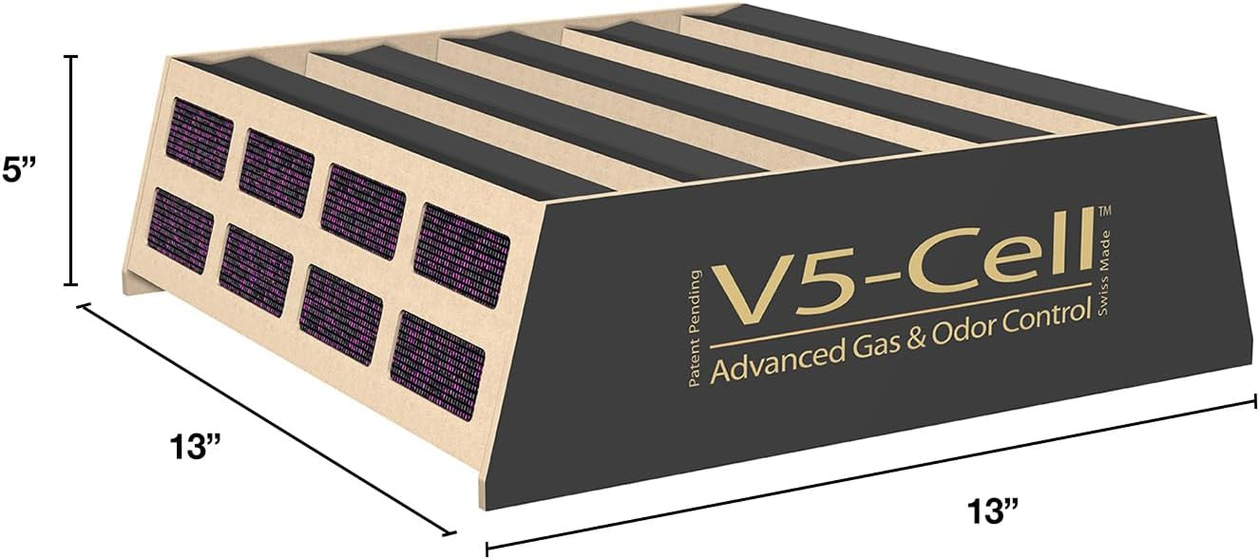 Iqair V5-Cell Gas & Odor Replacement Filter [MCS, Vocs, Formaldehyde, Odors, Pets] Swiss Made image number 4