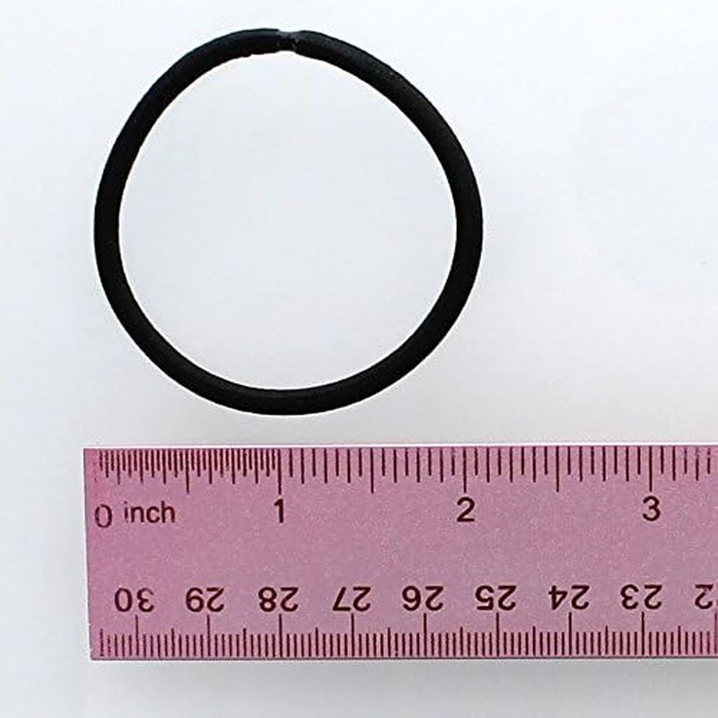 My Lello Hair Elastics Hair Ties, Professional Grade Ponytail Holders - Maroon 20 Pack image number 2