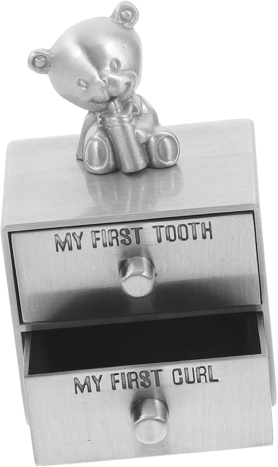 Healifty Teeth Storage Box Tooth Keepsake Drawer Type for Preserving and Hair at Home Go image number 6