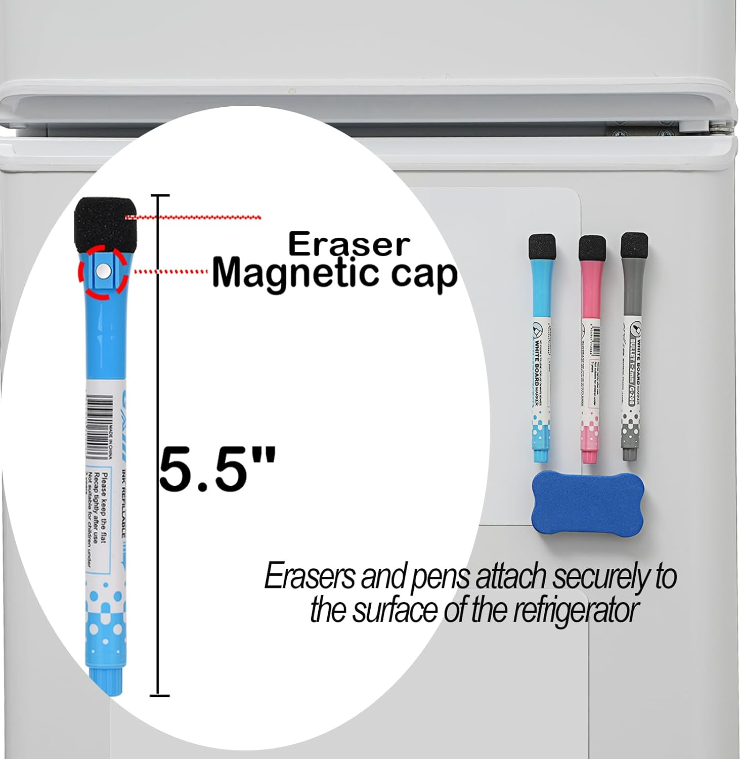 A4 Magnetic Weekly Meal Planner for Refrigerator, Dry Wipe Fridge Calendar Whiteboard for Organising Daily Tasks, Shopping List Use for Food Prep and Family Planning Business Plans in Offices image number 3