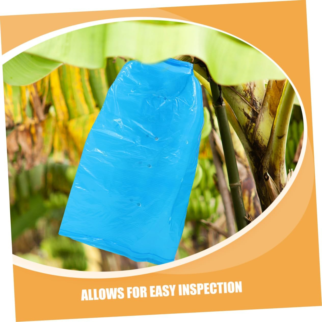 NULYLU 2Pcs Banana Grow Bags Rainproof Insulated Fruit Ripening Covers Ventilation for Plant Gardening image number 3
