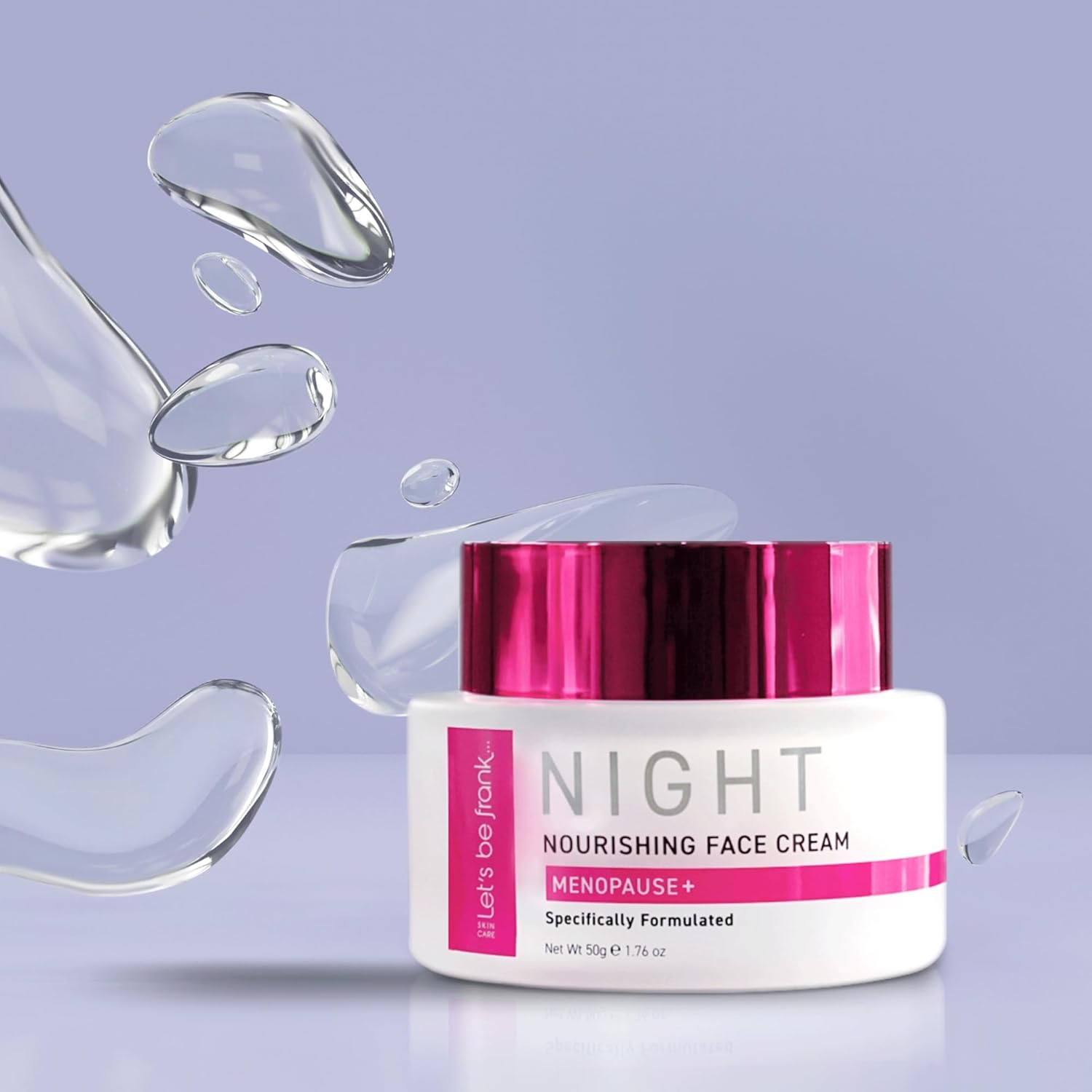 Be Rejuvenated Nourishing Face Night Cream - Menopause Skincare. Stimulates Collagen, Boosts Hydration, Wrinkle Reduction for Visibly Firmer, Glowing Skin. with Matrixyl 3000, Vitamin E and Squalane image number 3