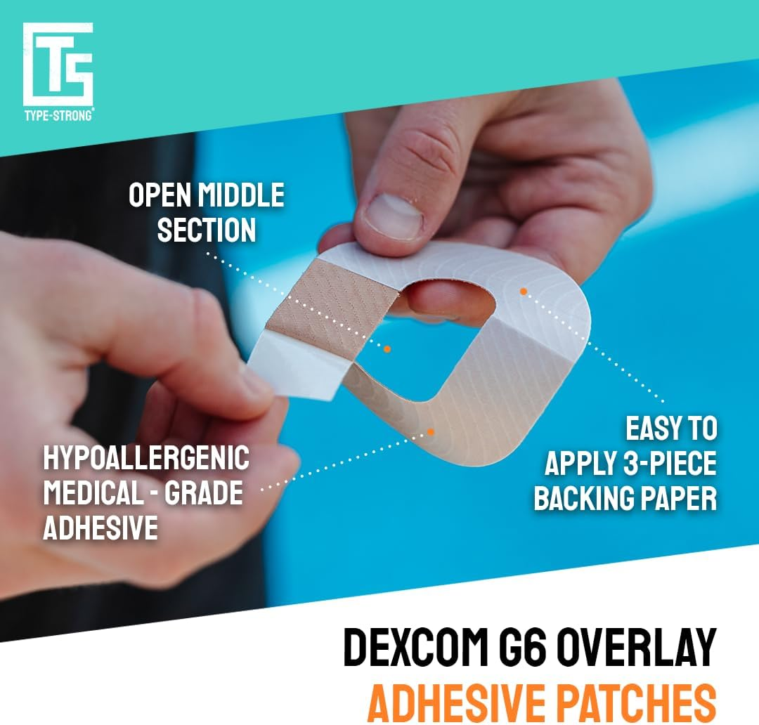 Dexcom G6 Adhesive Patches Waterproof. Hypoallergenic & Sweatproof Dexcom G6 Overpatch. Lasts up to 10 Days. Compatible with Dexcom G5 & G6. Pack of 20 image number 4
