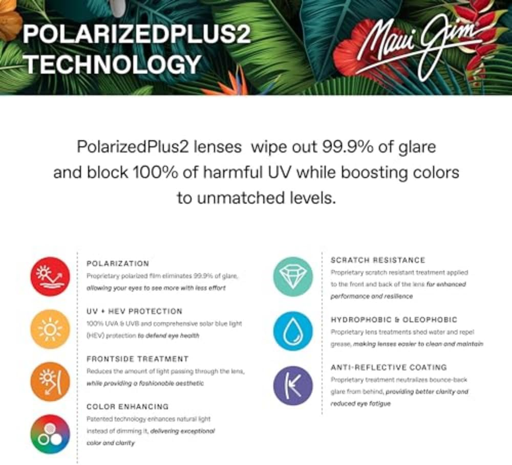 Maui Jim Men'S Onshore Non-Polarised Sunglasses image number 6