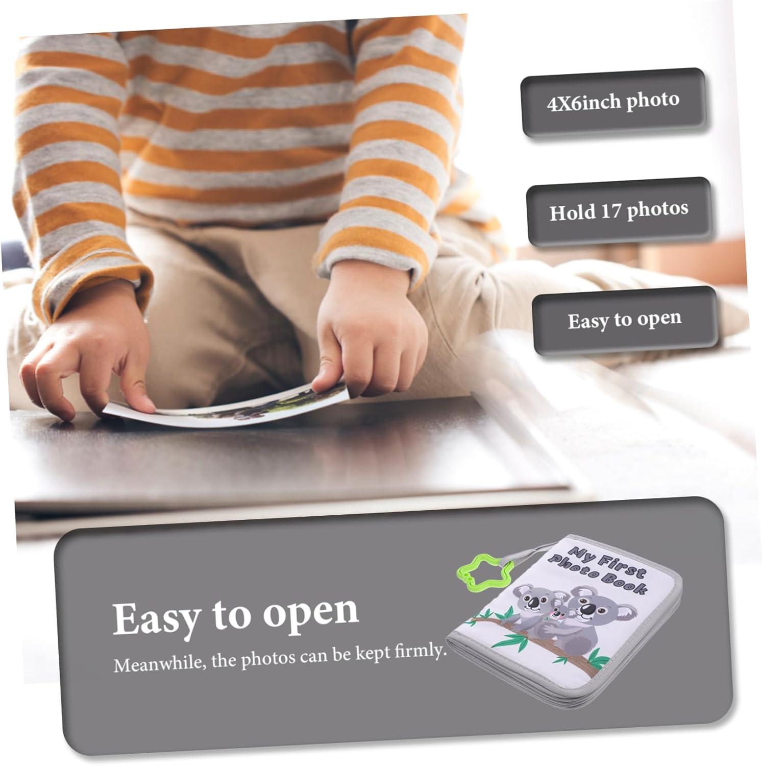 Bestonzon Album Photo Album Picture Album Memory Photo Album for Photo Albums Girl Photo Album Photo Books Photo Album for Keepsake Boy Photo Books