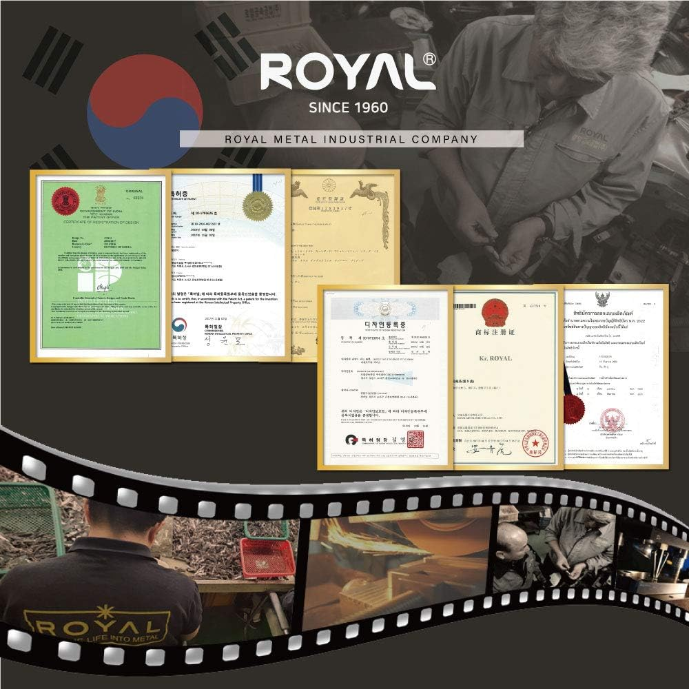 ROYAL METAL NAIL CLIPPER SET SERIES (9 PCS BLACK) image number 4