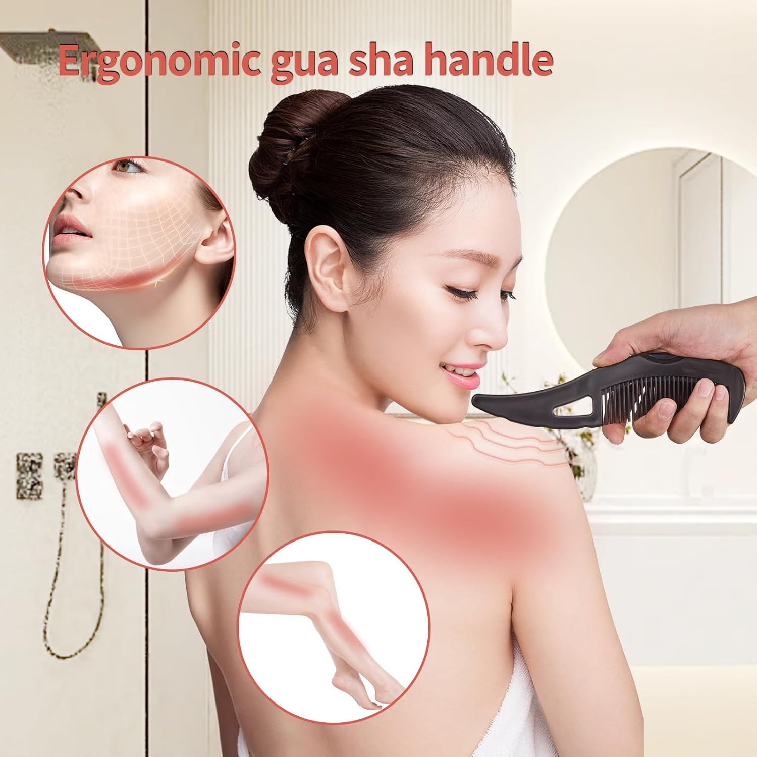 Dandruff Comb, Stainless Steel Fine Tooth Comb, Scalp Psoriasis Comb, Dandruff Remover Comb Scalp Sweep Detoxing Comb, Lice Comb for Scalp Massage Combs for Women Men, Set of 3 image number 1