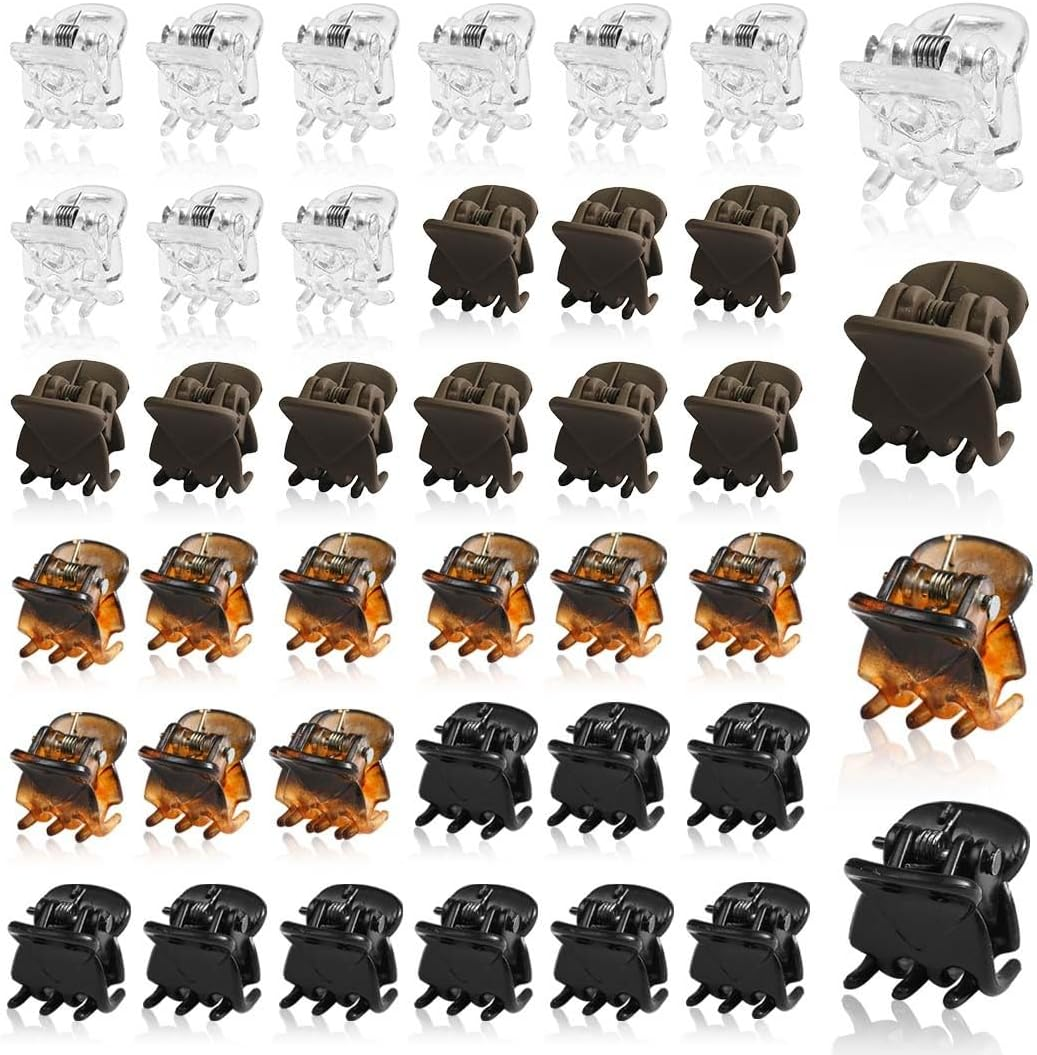 BDEPSTR Small Hair Clips, Pack of 40 Small Hair Clips, Mini Hair Clips for Women, Non-Slip Hair Clips for Women and Girls image number 2