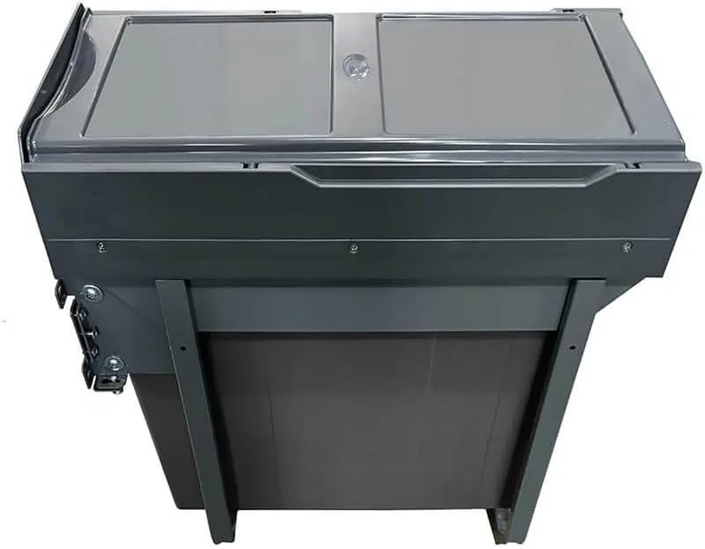 Domestique plus 34L Single Slide Out Concealed Waste Bin with Soft Close - for a 300Mm Cabinet - Bottom Mounted - Includes Optional Door Bracket image number 1