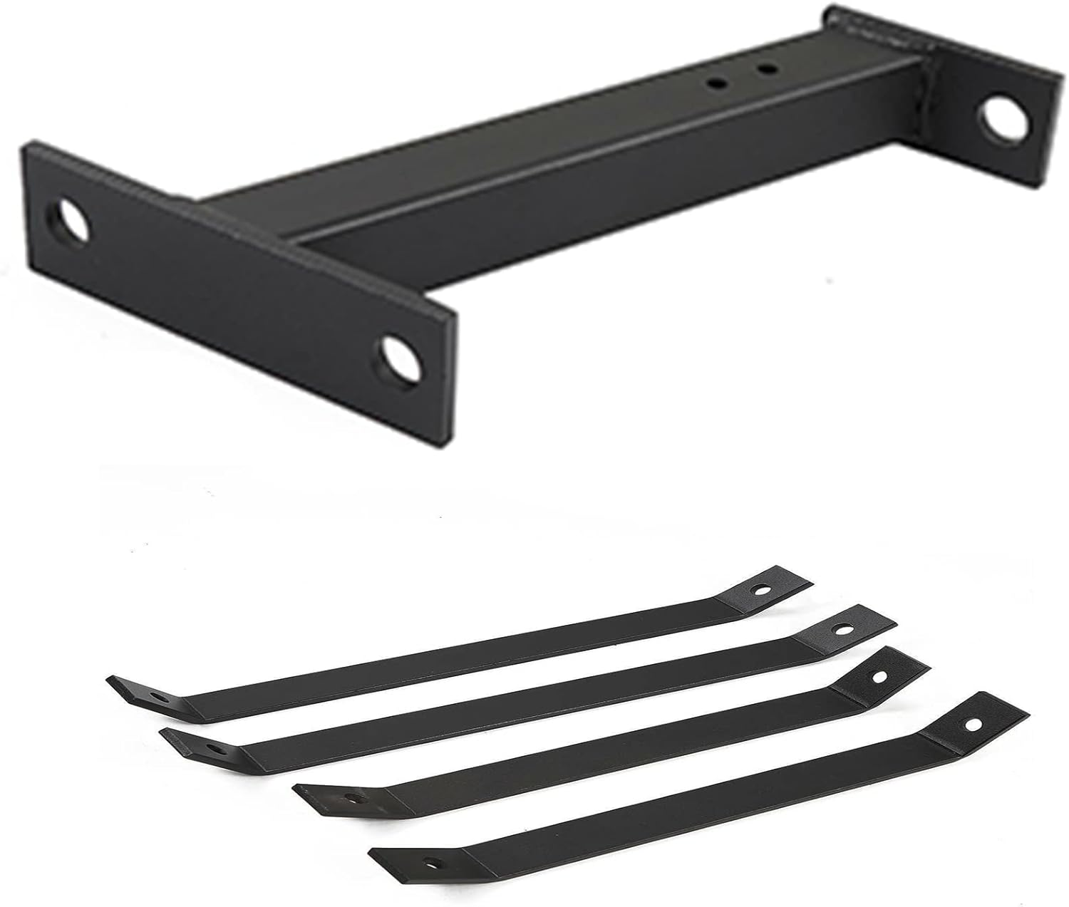 Superunner Lawn Mower Tractor Towing Hitch, Heavy Duty Garden Lawn Pro Tow Mower Hitch Kit Compatible with John Deere Cub Cadet Husqvarna Craftsman Riding Mowers,Black Powder Coated Finish image number 1