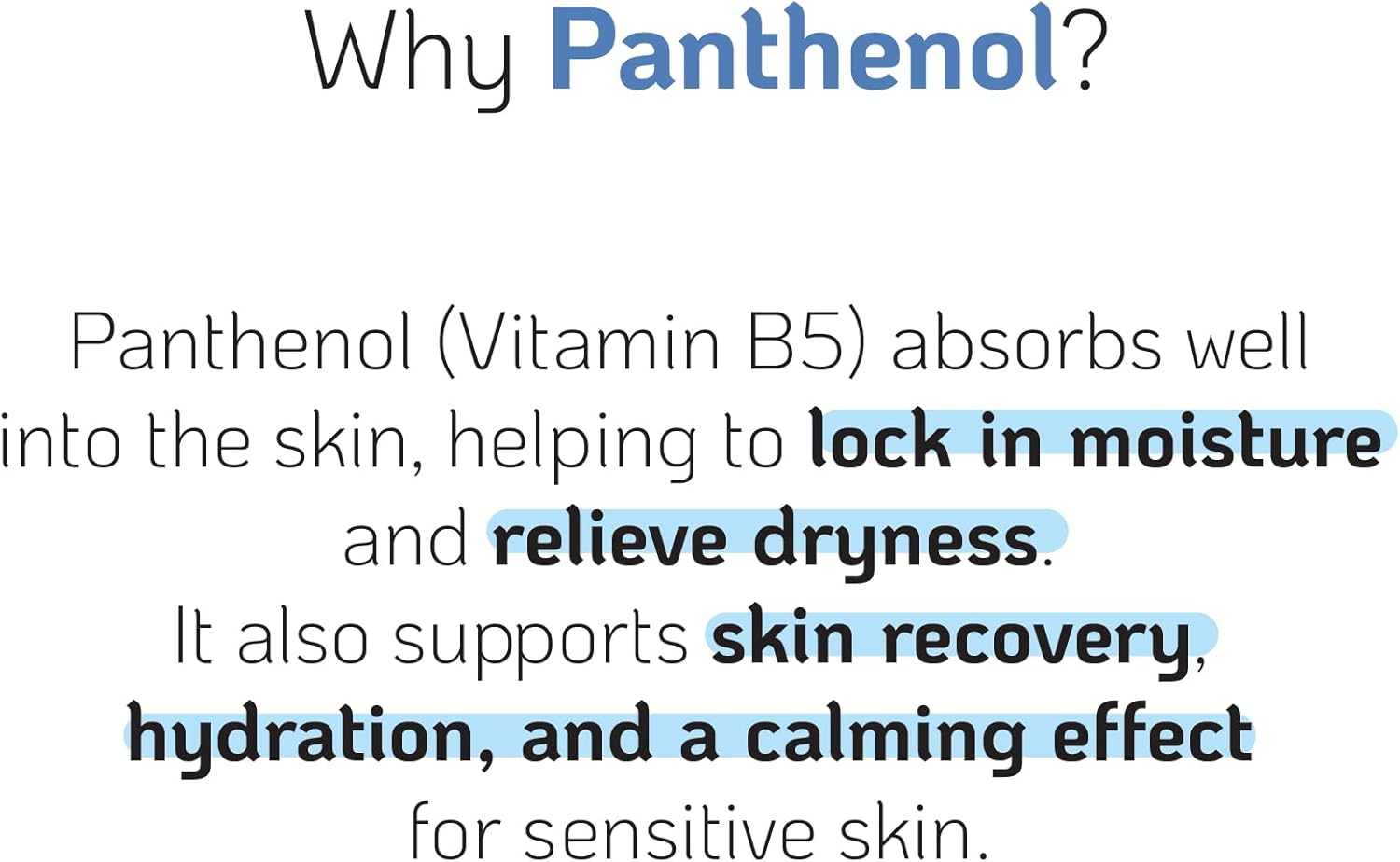 High-Potency Pure D-Panthenol for Intensive Hydration, Calming, and Skin Barrier Recovery with Only a Drop in Your Skincare and Haircare Routine 30Ml 1Fl Oz image number 3