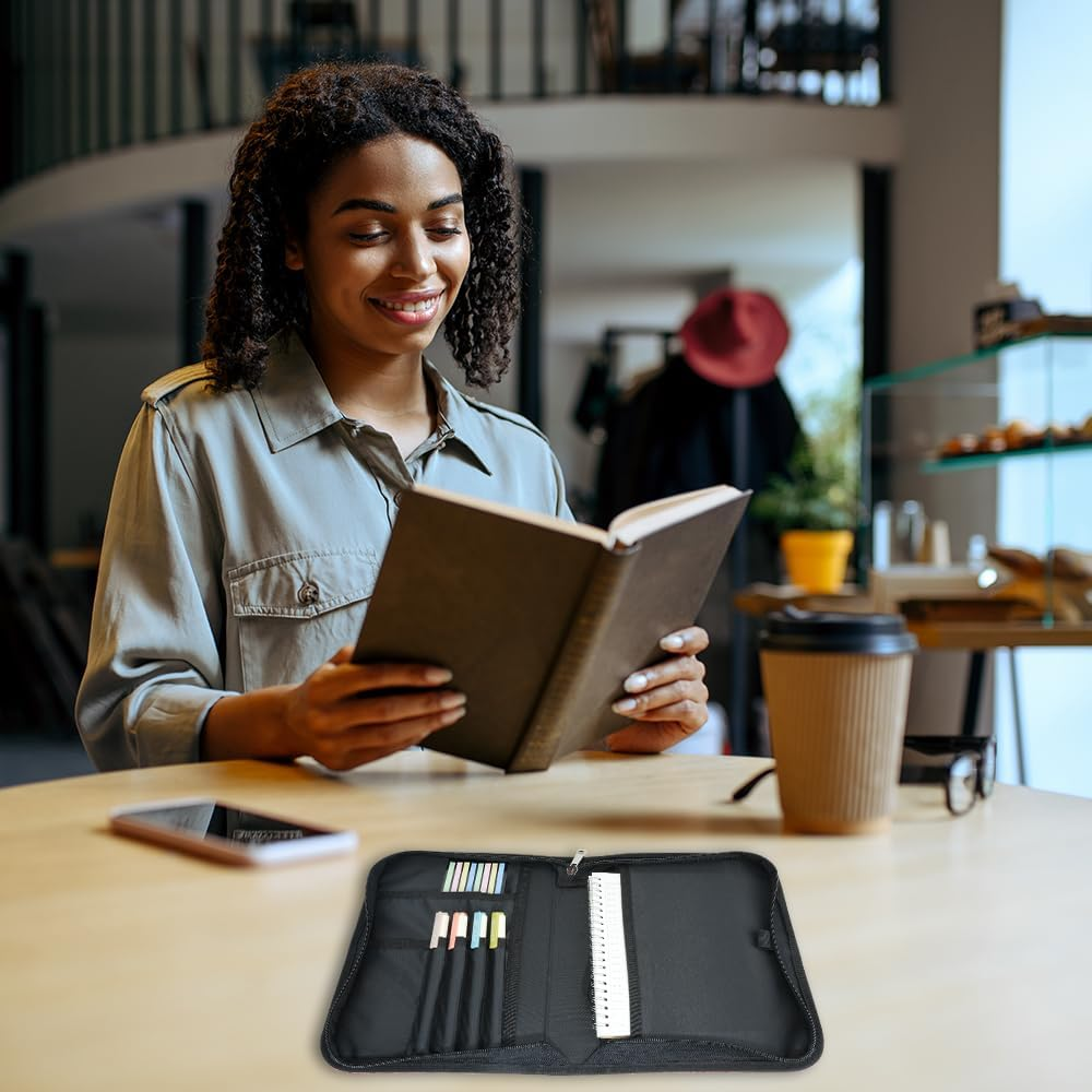 RETON Bible Cover, Leather Bible Covers Case for Women Men, Bible Case Bag, Book Carrying Case, Faux Pu Leather Book Protector Case Fits Book 10.1 X 7 X 1.9 Inches, Bible Accessories Gift image number 1