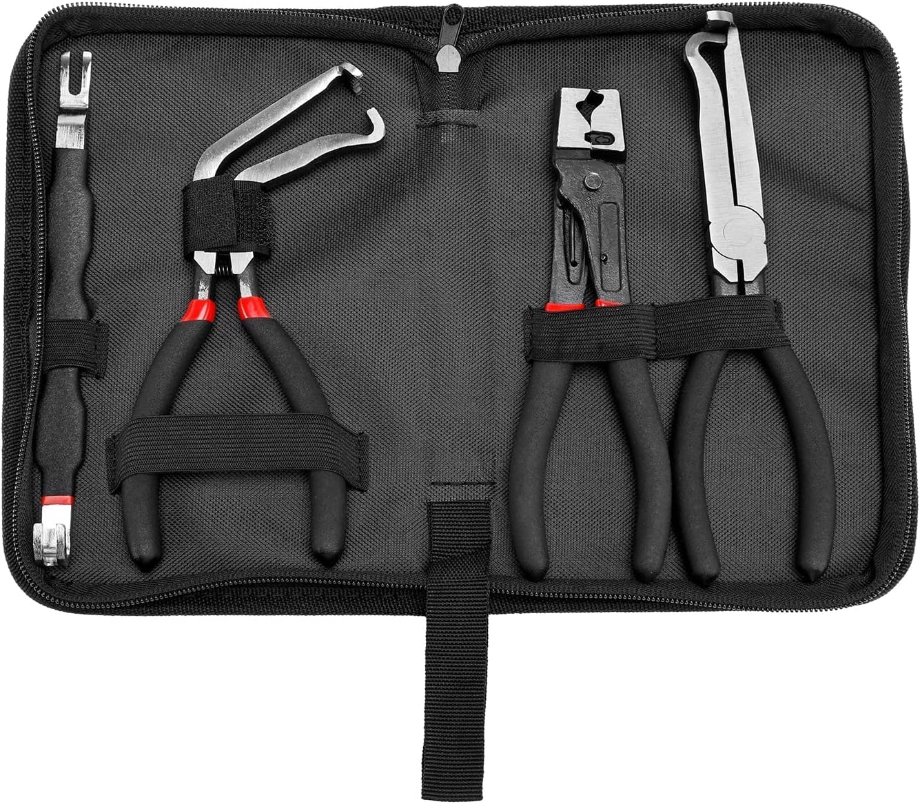 Essential Electrical Disconnect Pliers for Cars - 4 Pieces Set Including Automotive Connector Separator Tool and Fuel Line Petrol Clip image number 0