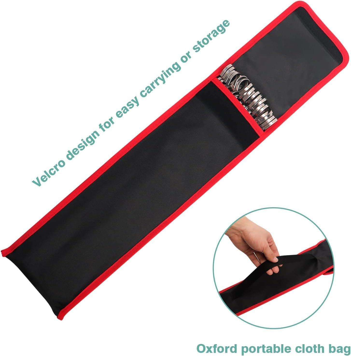 Skewers for Kabobs, 16" Metal Kebab Skewers for Grilling Flat Long Stainless Steel Kabob Skewers Sticks, 20 Pack, Reusable Grill Shish BBQ Barbecue Skewers for Meat Chicken Vegetable Shrimp image number 3