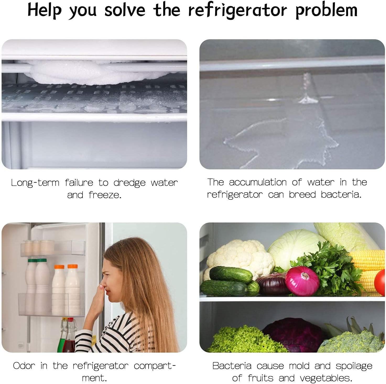 5 Pcs Refrigerator Drain Hole Clog Remover,Dredge Cleaning Tools Fridge Hole Brush,Water Outlet Cleaner for Household Clean,Refrigerator Drain Clean Brush,Wash Brush Suction Syringe Hose (5 Pcs)