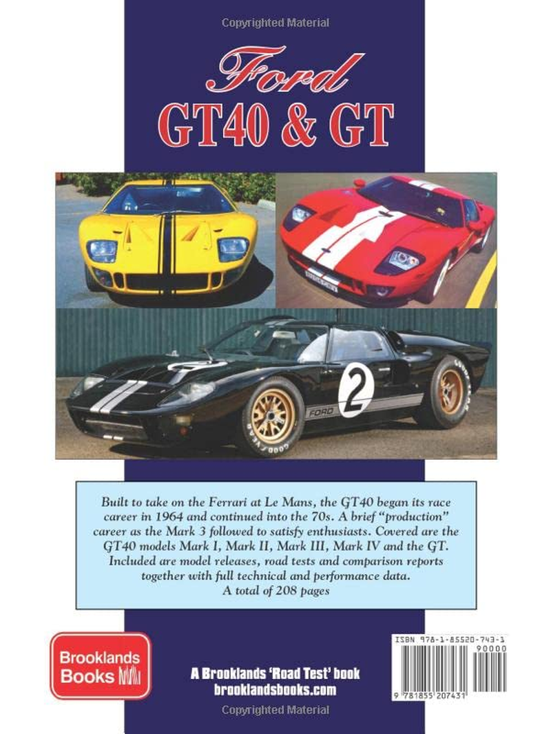 Ford GT40 & GT 1964-2006 Ultimate Portfolio: Road Test Book image number 1