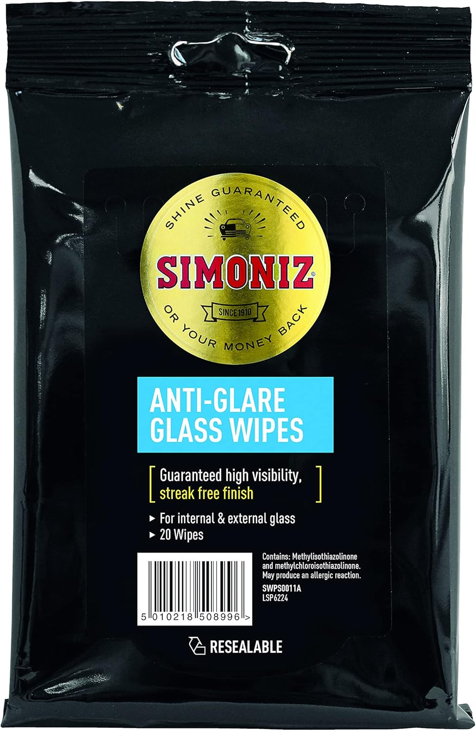 Simoniz Upholstery Wipes 20 Pack