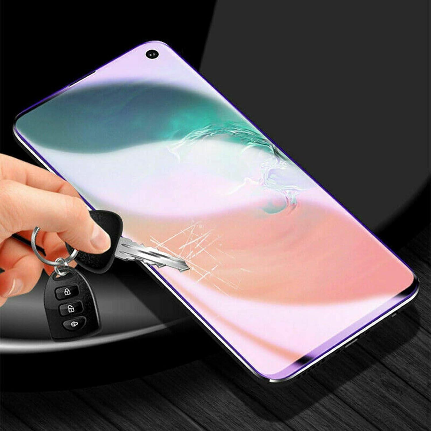 Tempered Glass or Soft Screen Protector Case Cover Guard for Samsung Galaxy S22 S22+ plus (S22+PLUS Glass Screen Protector) - S22 Glass Screen Protector image number 4