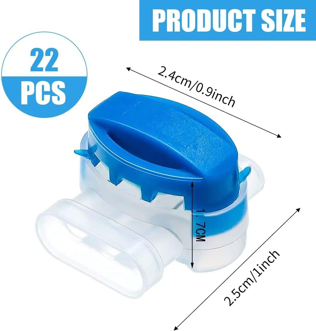 LINXIU Cable Connector for Robotic Lawnmower, Waterproof Connection Terminals, Cable Clamps with Gel Filling, Cable Connector for Lawnmower, Automower, Pack of 22 image number 1