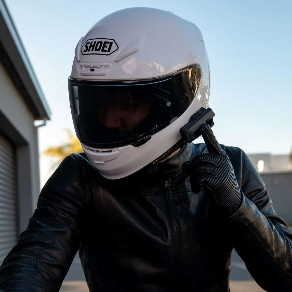 Cardo PACKTALK Edge Motorcycle Bluetooth Communication System Headset Intercom - Dual Pack, Black image number 6