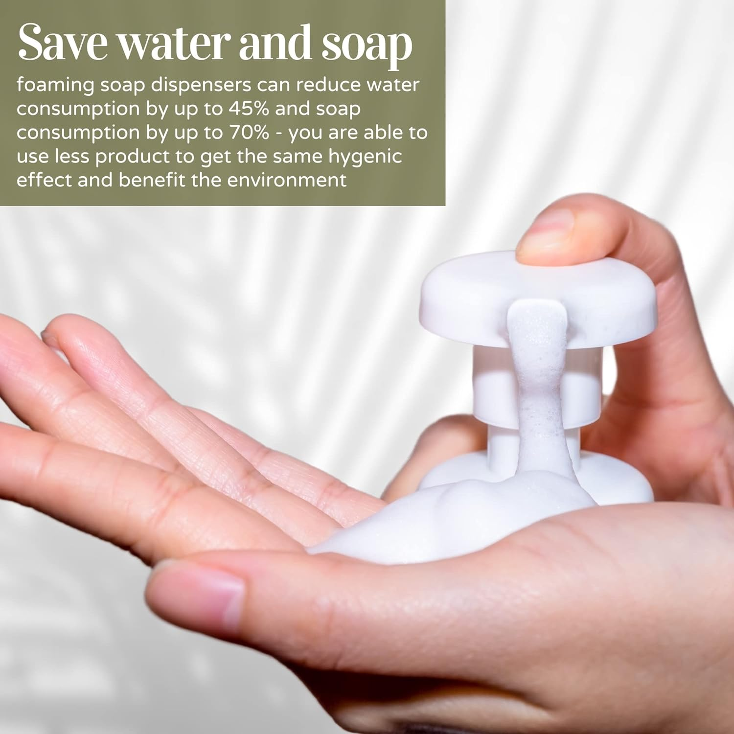 Clear Plastic Foaming Bathroom Countertop Soap Dispensers, Foaming Pump Bottles, Refillable Plastic Container for Liquid Soap, Compatible with Dr Bronner'S Pure Castile Soap 250Ml (8.5 Oz) - (3 Pack) image number 5