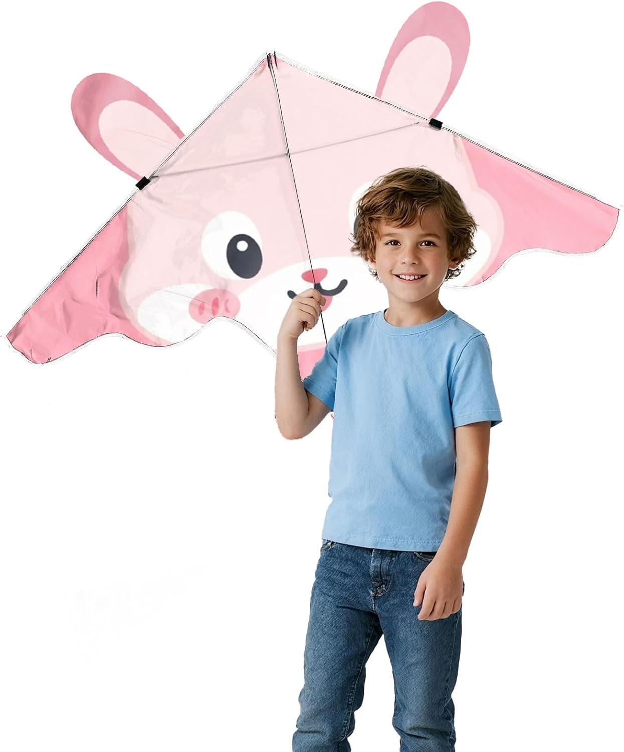 Large Beach Kite for Adults and Kids, Easy to Fly Delta Kite with String Line and Colourful Tail, Perfect Outdoor Toy for Beach Trip and Beginners image number 3