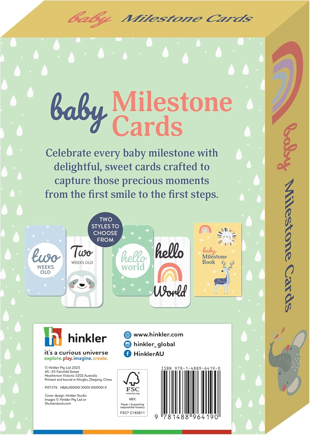 Baby Milestone Cards &ndash; 50 Adorable Photo Cards to Capture Special Moments &ndash; Newborn Memory Keepsake for Parents & Baby Showers image number 5