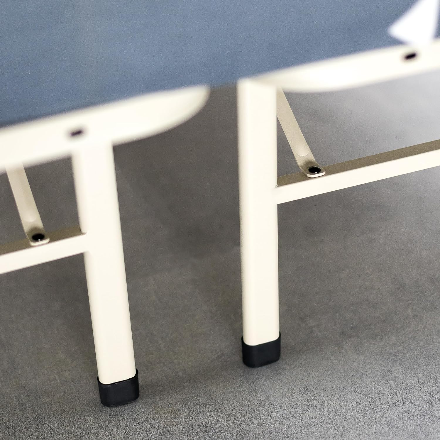 Zinus Smartbase Double Bed Base Frame White Foldable Premium Metal Heavy Duty Steel - Folding Bed Platform Mattress Foundation with under Bed Storage, Light Beige image number 4