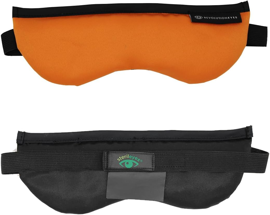 Revolutioneyes Heated Dry Eye Mask - Moist Heat for Dry Eye Relief, Washable & Reusable Hot Eye Compress for MGD, Blepharitis Dry Eye & Styes, Antibacterial Protection with Sterileyes image number 3