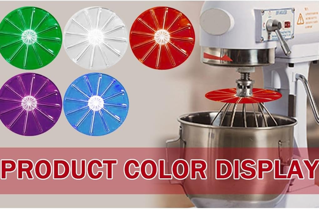 CLSSLVVBN Stand Mixer Whisk Scraper, Flexible Silicone Grooves 6-Wire Mixers Attachment, High Temperature Resistant Blender Cream Scraper, Vertical Blender Essentials (Red) - Purple image number 2