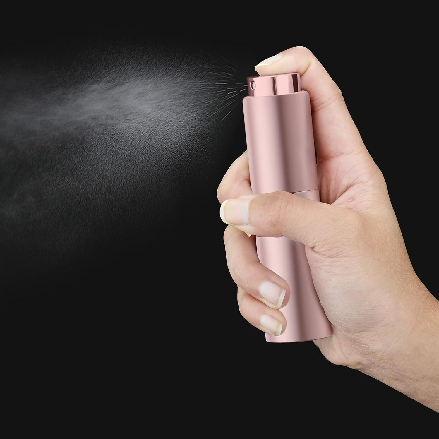 Owlyee Perfume Travel Refillable Atomizer Bottle: Cologne Spray Mini for Refill - Empty Fragrance Sprayer for Men - Large Size 20ML Pink - Blue image number 3