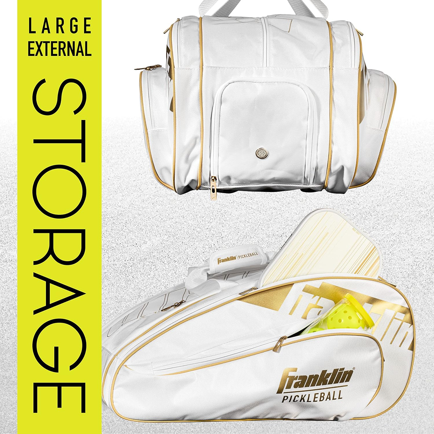 Franklin Sports Pickleball Paddle Bag - Pro Series Pickleball Bags for Paddles, Pickleballs, Gear + Equipment - Pickleball Paddle Bags for Men + Women - Perfect for Gear + Accessories image number 1